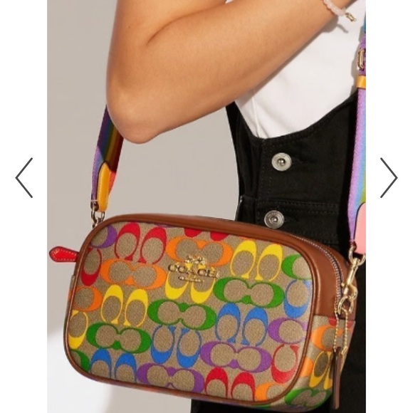 Coach Rainbow Signature Crossbody Bag - Picture 2 of 7